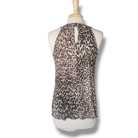 Cable & Guage Animal Print Stretch Sleeveless Top. Size Medium - Picture 3 of 8